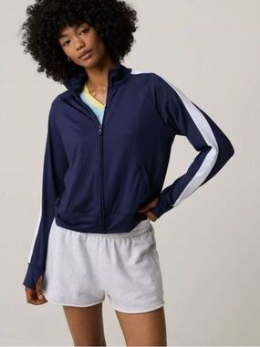 Offline by Aerie Navy Fastrack Jacket Zip-up Athletic Jacket Size Medium